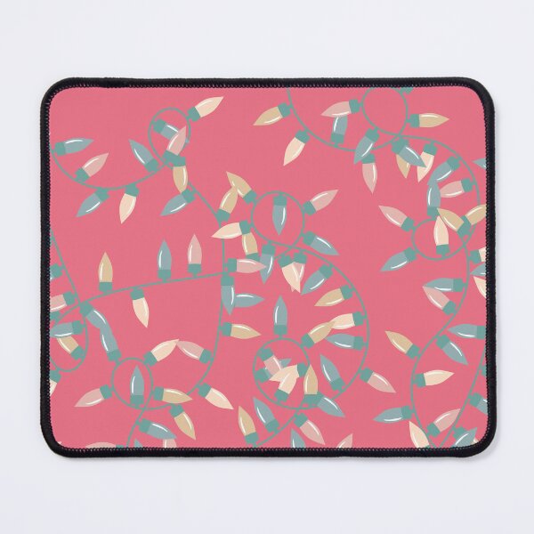 Item preview, Holiday Lights - hollylights - pink multi designed and sold by Stephanie Fiona Design.