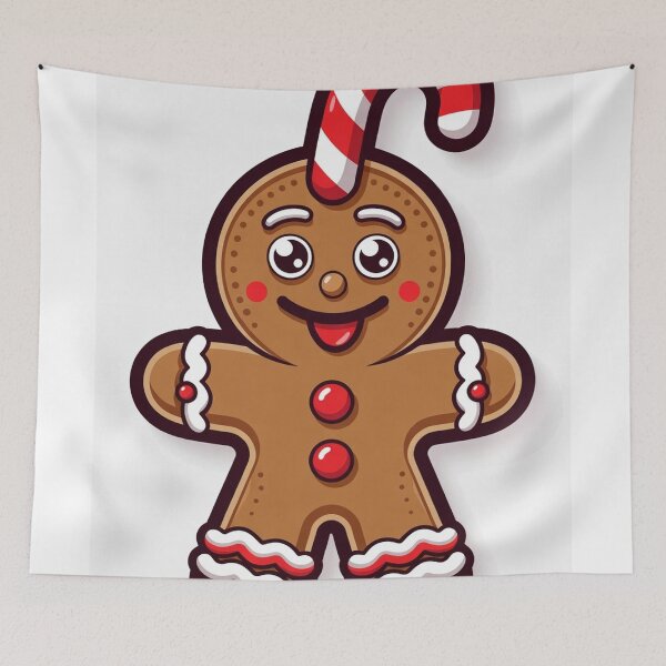 Item preview, Candy Cane Cutter – Cute Christmas Gingerbread Character designed and sold by Vertura Group.