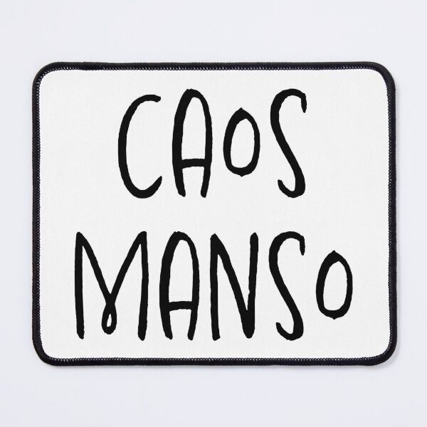 Item preview, Caos Manso – Bold Minimalist Portuguese Typography Poster designed and sold by milafogaca.
