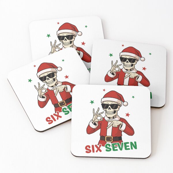 Item preview, Festive Skeleton with six seven signs designed and sold by JonysCreativeDesigns.