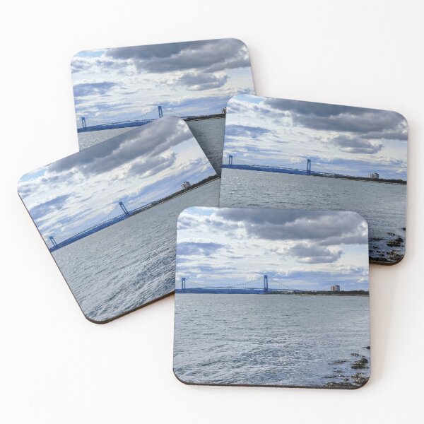 Item preview, Wide View Verrazzano Bridge Rock Coast designed and sold by ErtsDeals.