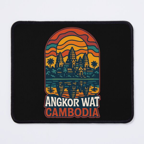 Item preview, Angkor Wat Temple Cambodia Asia Travel designed and sold by TomFrontierArt.