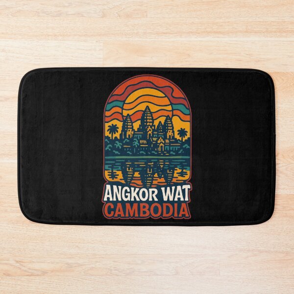 Item preview, Angkor Wat Temple Cambodia Asia Travel designed and sold by TomFrontierArt.