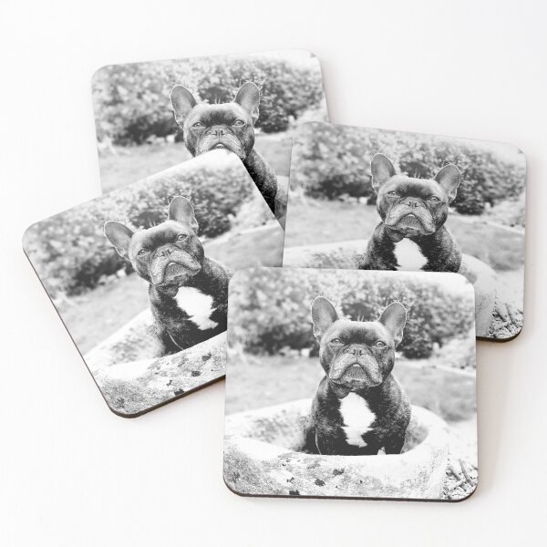 Item preview, French bulldog black and white  designed and sold by PickledZebra.