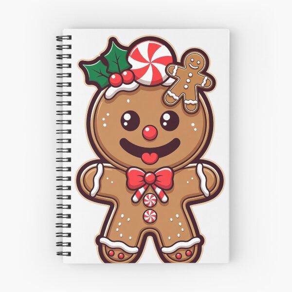 Item preview, Holly Jolly Crunch – Cute Christmas Gingerbread Character designed and sold by Vertura Group.