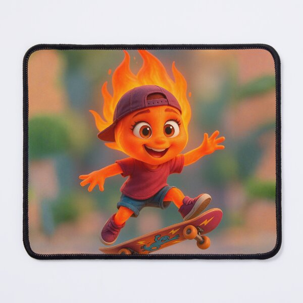Item preview, Skater Fire Girl designed and sold by Sillytoe.