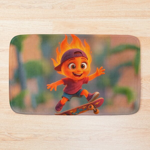 Item preview, Skater Fire Girl designed and sold by Sillytoe.