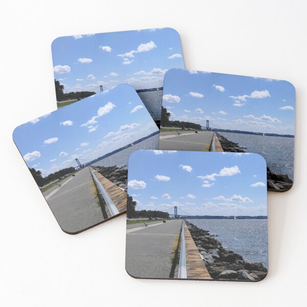 Item preview, Verrazzano Bridge Shoreline Sunny Summer Walk designed and sold by ErtsDeals.