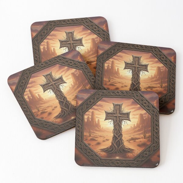 Aperçu de l'œuvre Croix et épine créée et vendue par HuntsmithMerch.