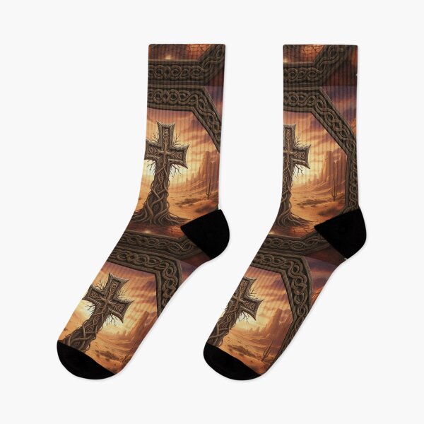 Aperçu de l'œuvre Croix et épine créée et vendue par HuntsmithMerch.