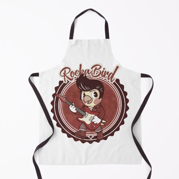 Item preview, Rock and Roll Bird, Cockatiel Guitar Hero, Vintage 50s Rockabilly Art designed and sold by Rockabird75.