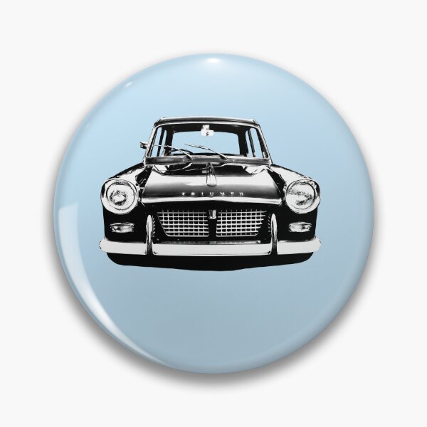 Item preview, Triumph Herald classic 1960s British car black & white designed and sold by soitwouldseem.