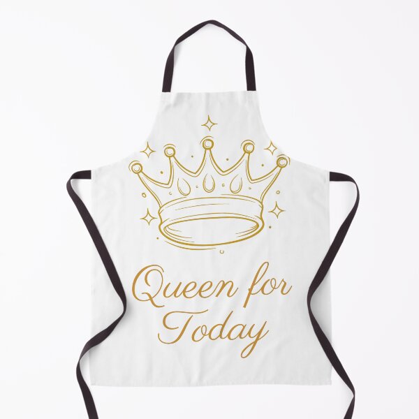 Item preview, Queen for Today Gold Crown Elegant Typography Design designed and sold by MIArt Studio.