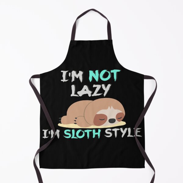 Item preview, Sleeping Sloth with Funny “Sloth Style” Quote – Cute Cartoon Illustration designed and sold by T-Chou.