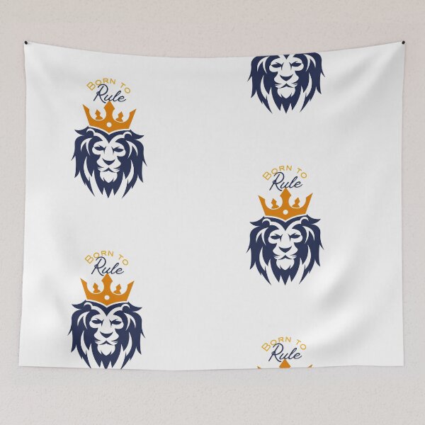 Item preview, Born to Rule – Majestic Lion Crown Design designed and sold by SinFondoStudio.