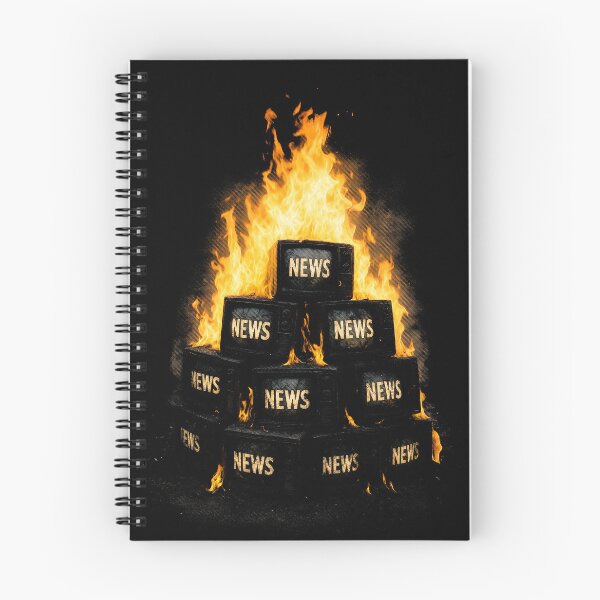 Item preview, THE DOWNFALL of MAINSTREAM MEDIA designed and sold by WakeyWakeySakey.