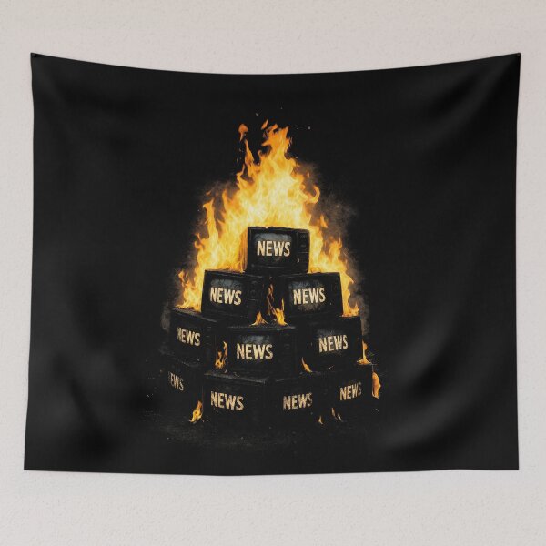 Item preview, THE DOWNFALL of MAINSTREAM MEDIA designed and sold by WakeyWakeySakey.