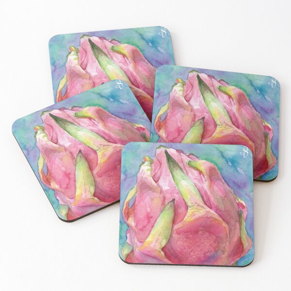 Item preview, Watercolor Dragon Fruit designed and sold by PumpkinStudioPL.