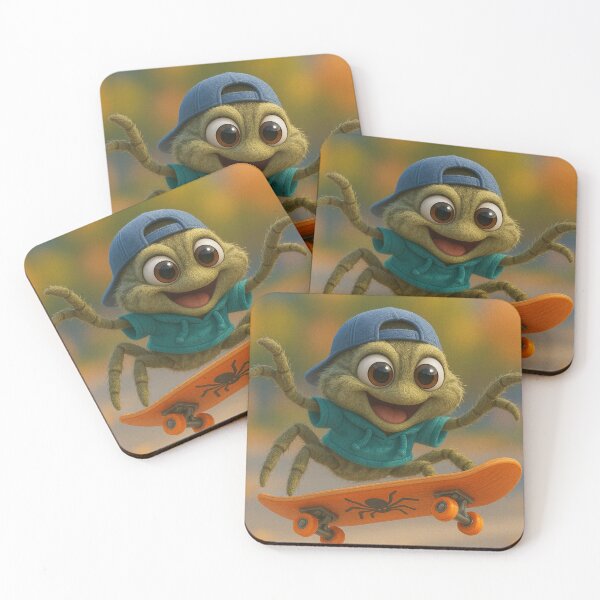 Item preview, Skater Fishing Spider designed and sold by Sillytoe.