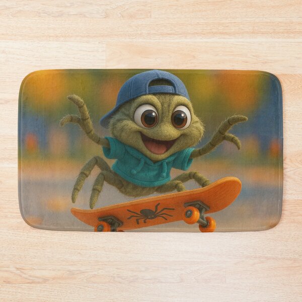 Item preview, Skater Fishing Spider designed and sold by Sillytoe.
