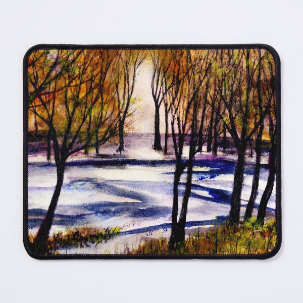 Item preview, Snow on Lower Pasture Tonight designed and sold by Randy Sprout Fine Art.