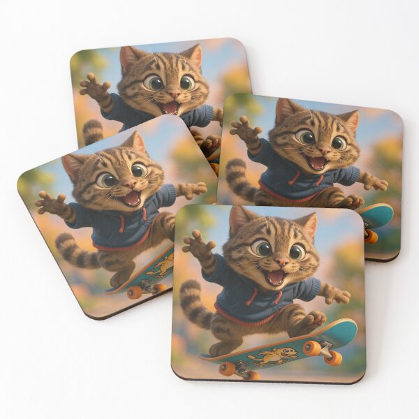 Item preview, Skater Fishing Wildcat designed and sold by Sillytoe.