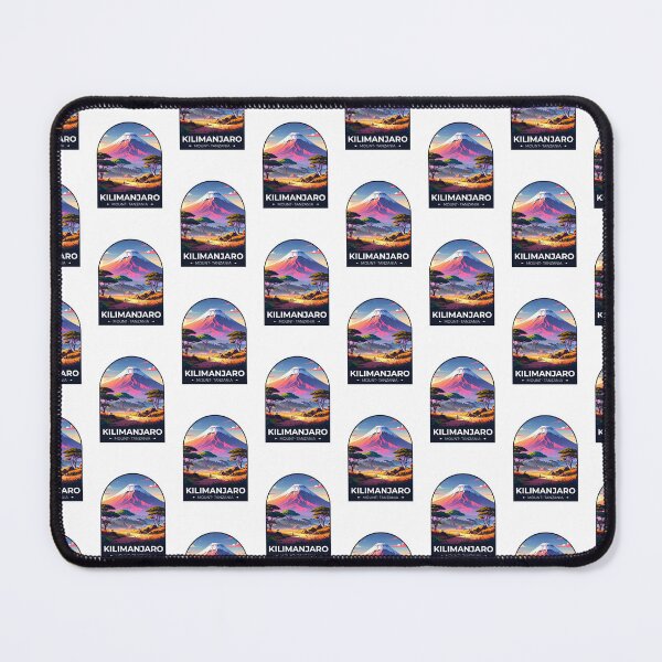 Item preview, Mount Kilimanjaro Volcano in Tanzania designed and sold by TulipaGraphics.