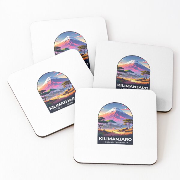Item preview, Mount Kilimanjaro  Volcano in Tanzania designed and sold by TulipaGraphics.