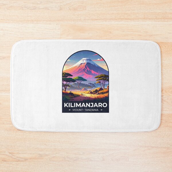 Item preview, Mount Kilimanjaro  Volcano in Tanzania designed and sold by TulipaGraphics.