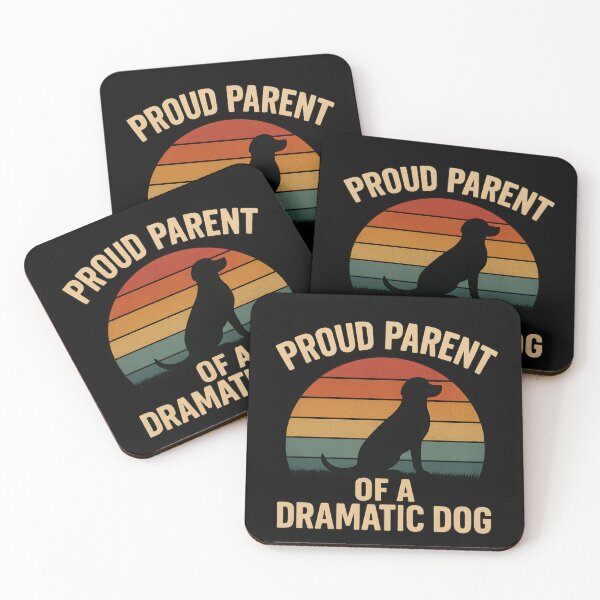 Item preview, Funny Dramatic Dog Parent Humor Retro Pet Lover Design designed and sold by saloui.