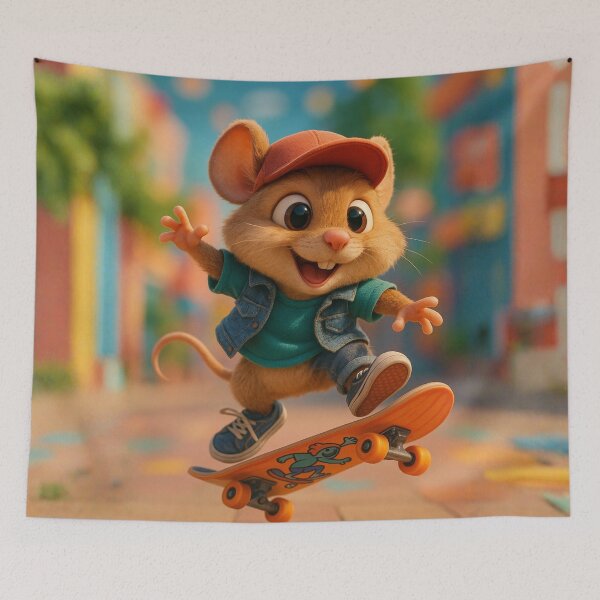 Item preview, Skater Florida Mouse designed and sold by Sillytoe.