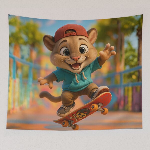 Item preview, Skater Florida Panther designed and sold by Sillytoe.