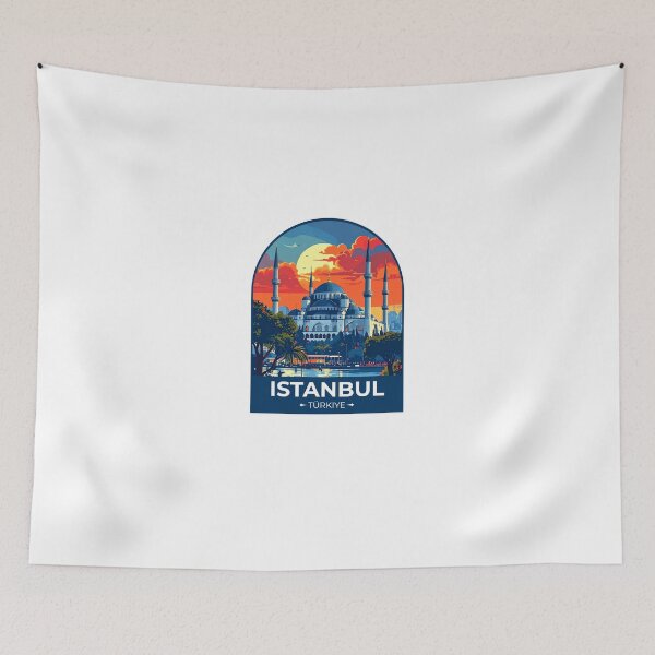 Item preview, Istanbul Türkiye Travel Sticker designed and sold by TulipaGraphics.