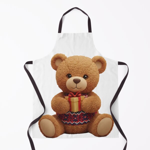 Item preview, Cozy Nordic Teddy Bear | 3D Plush Texture Art designed and sold by Thaliandra.