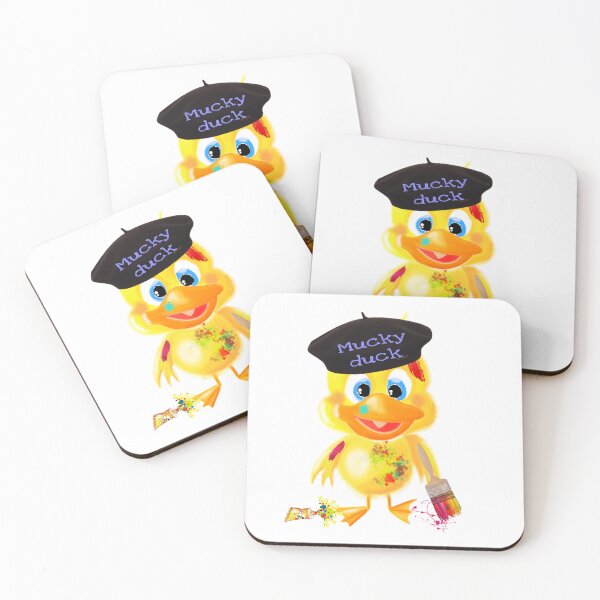 Item preview, Mucky duck cartoon  designed and sold by PickledZebra.