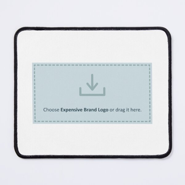 Item preview, Funny “Upload Expensive Brand Logo” Parody – Minimalist Meme Design designed and sold by Tism Island.
