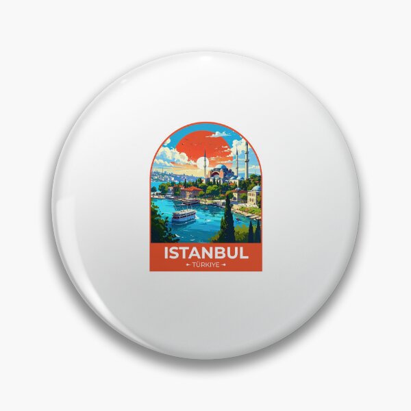 Item preview,  Istanbul Türkiye Travel Sticker designed and sold by TulipaGraphics.