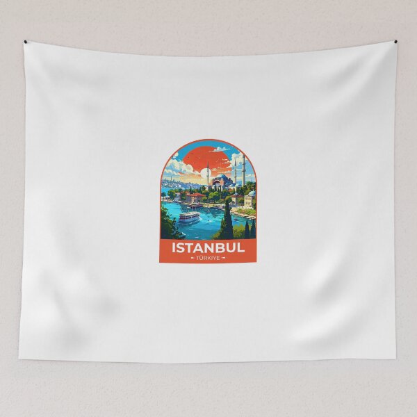 Item preview,  Istanbul Türkiye Travel Sticker designed and sold by TulipaGraphics.