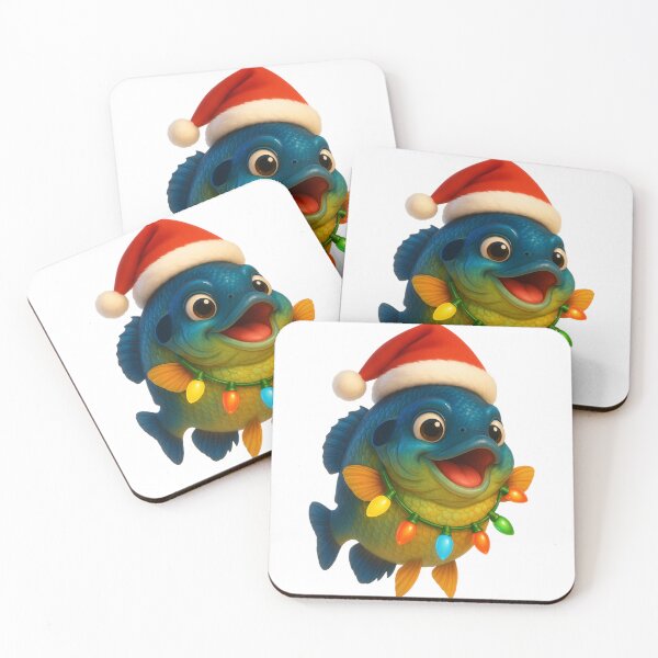 Item preview, Christmas Bluegill Fish designed and sold by Sillytoe.