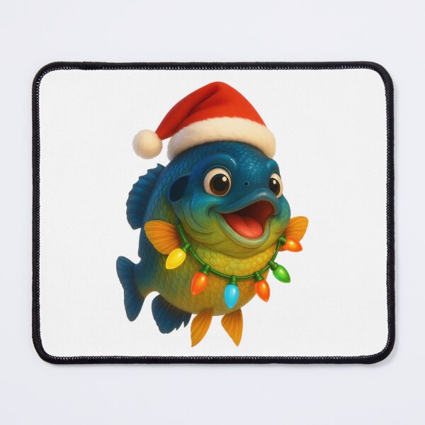 Item preview, Christmas Bluegill Fish designed and sold by Sillytoe.