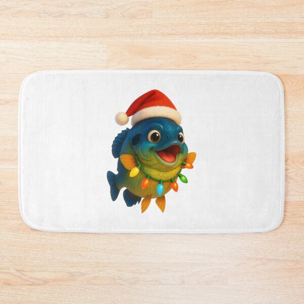 Item preview, Christmas Bluegill Fish designed and sold by Sillytoe.
