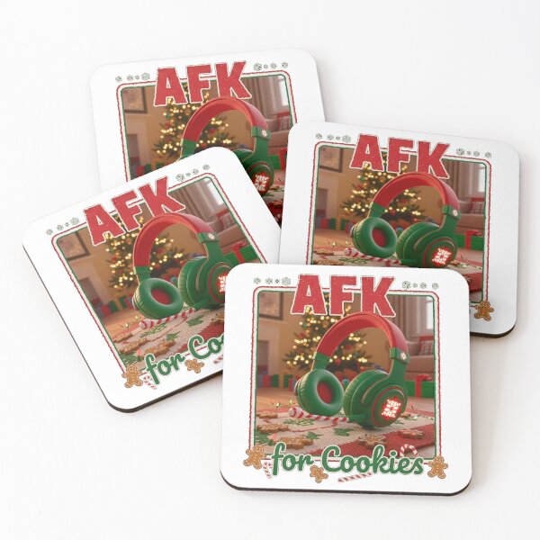 Item preview, AFK for Cookies - Funny Christmas Gamer Headset Holiday Design designed and sold by xper-t-s.