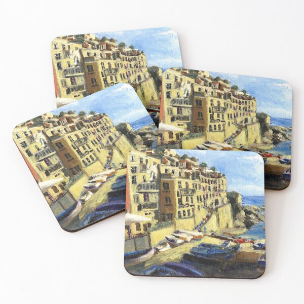 Item preview, Riomaggiore Italy Late Afternoon designed and sold by Randy Sprout Fine Art.