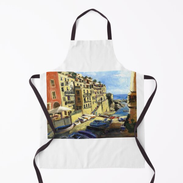 Item preview, Riomaggiore Italy Late Afternoon designed and sold by Randy Sprout Fine Art.