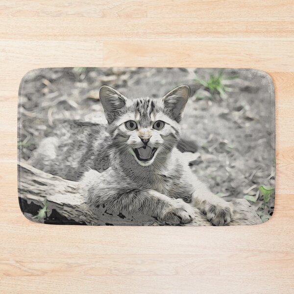 Artikelvorschau, Europäische Wildkatze – Ausdruckskraft in Licht und Kontrast / Swiss Artwork Photography entworfen und verkauft von Raphael Wolf.
