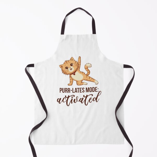 Item preview, Cute Pilates Cat – “Purr-Lates Mode: Activated” designed and sold by sashica.