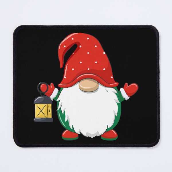 Item preview, Christmas Gnome Holding Lantern with Arms Open – Cute Holiday Illustration designed and sold by T-Chou.