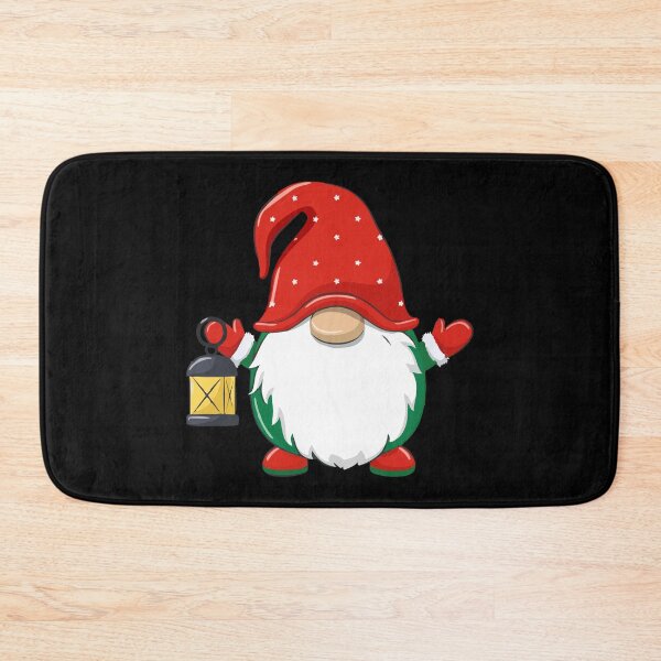 Item preview, Christmas Gnome Holding Lantern with Arms Open – Cute Holiday Illustration designed and sold by T-Chou.
