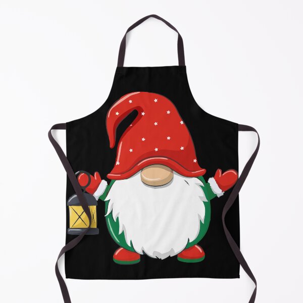 Item preview, Christmas Gnome Holding Lantern with Arms Open – Cute Holiday Illustration designed and sold by T-Chou.