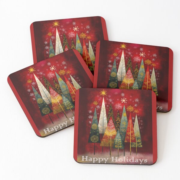 Item preview, Festive Holiday Trees designed and sold by Blue Horse Photo Magic.